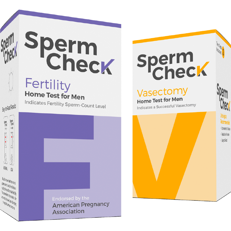 SpermCheck fertility and vasectomy tests