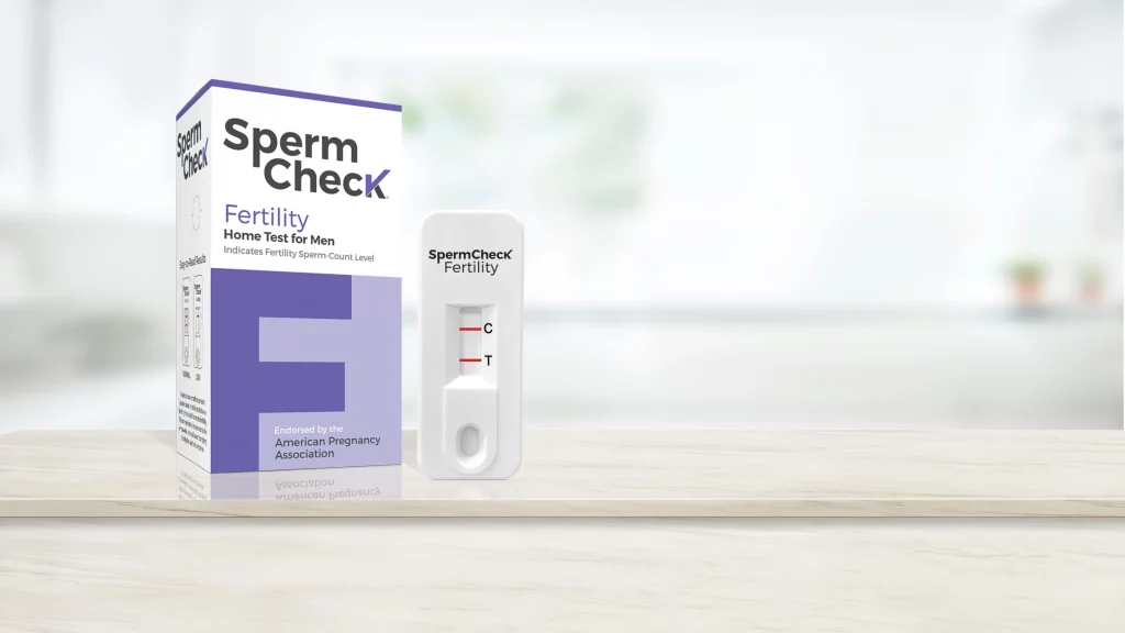 SpermCheck fertility test and cassette
