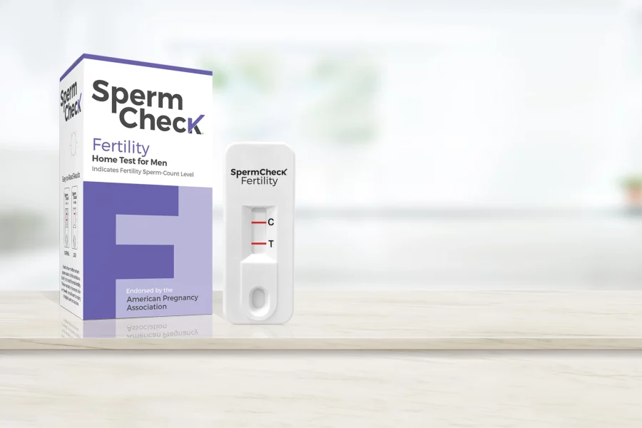 SpermCheck fertility test and cassette